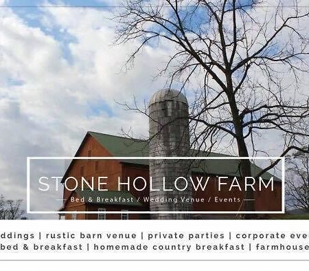 Stone Hollow Farms Bed and Breakfast Mercersburg Buitenkant foto
